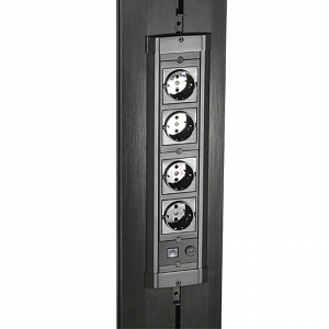 MediaPro 211 - Мобильная стойка для 2х Дисплеев 30-60" (вертикально) 2x40кг 1800 макс 220В черный