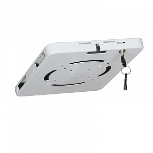 MiniFit P100 - Напольная стойка для планшета iPAD 10.5" наклон ±90° вращение 360° В 1010мм замок серебро