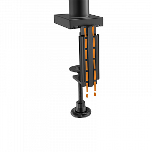 Dynamica D310 - Настольный кронштейн для монитора 10-24" газ-лифт черный