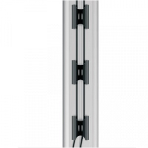MediaPro 120 - Мобильная стойка для Дисплея 30-60" 1720 макс 2х полки серебро